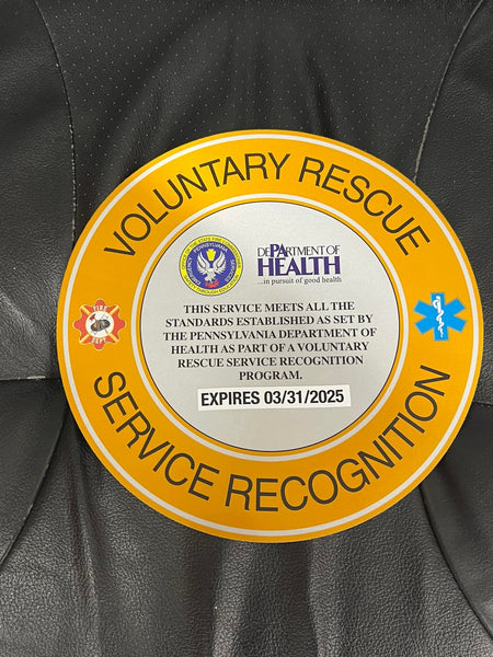 UNDERCLIFF VFC EARNS STATE RESCUE CERTIFICATION